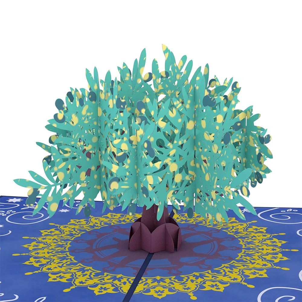 Lovepop Olive Tree Pop-Up Card Glass - Image 2