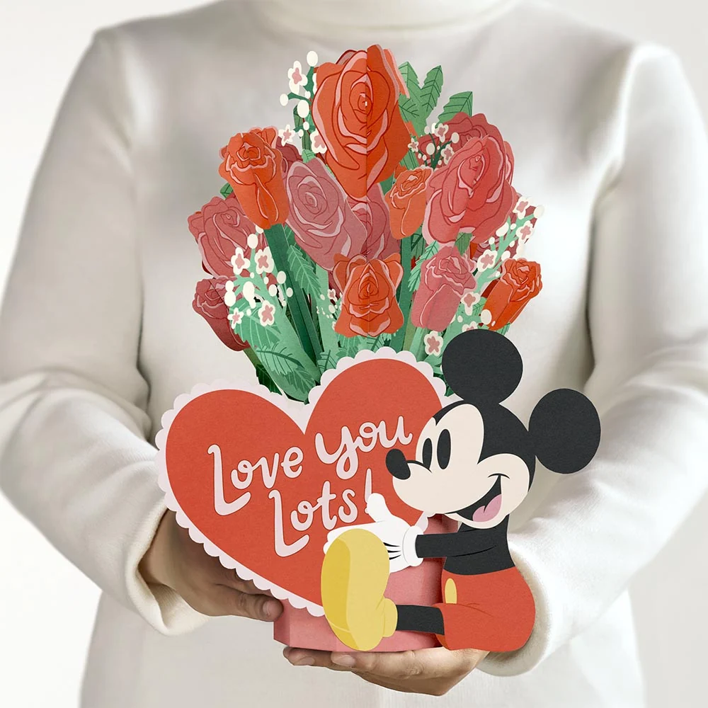 Lovepop Disney's Mickey Mouse Love You Lots Flower Buds Bouquet