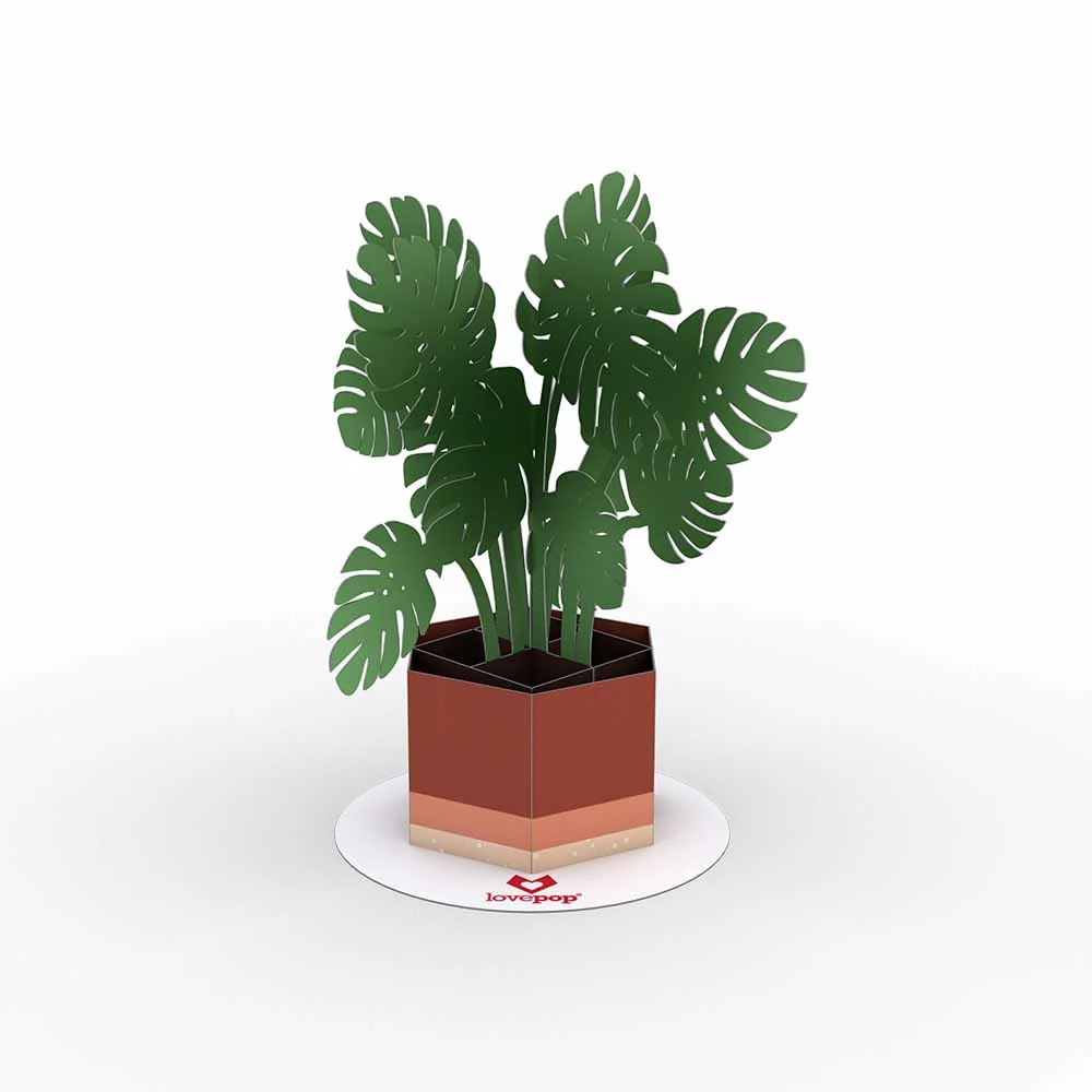 Lovepop Stickerpop: Monstera (5-Pack) - Image 3