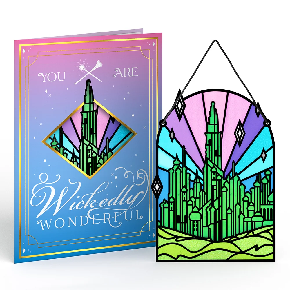 Lovepop Wicked You Are Wickedly Wonderful Suncatcher Card Glass - Image 2