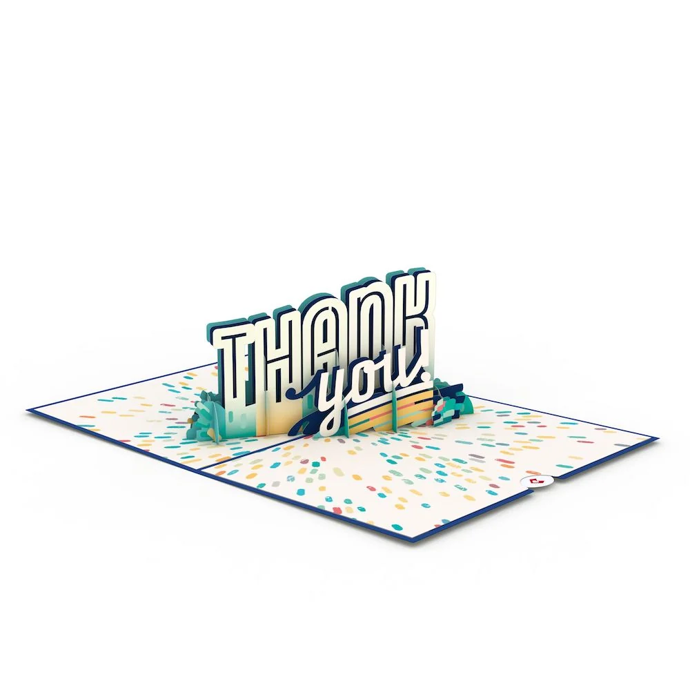 Lovepop Colorful Thank You Pop-Up Card - Image 3