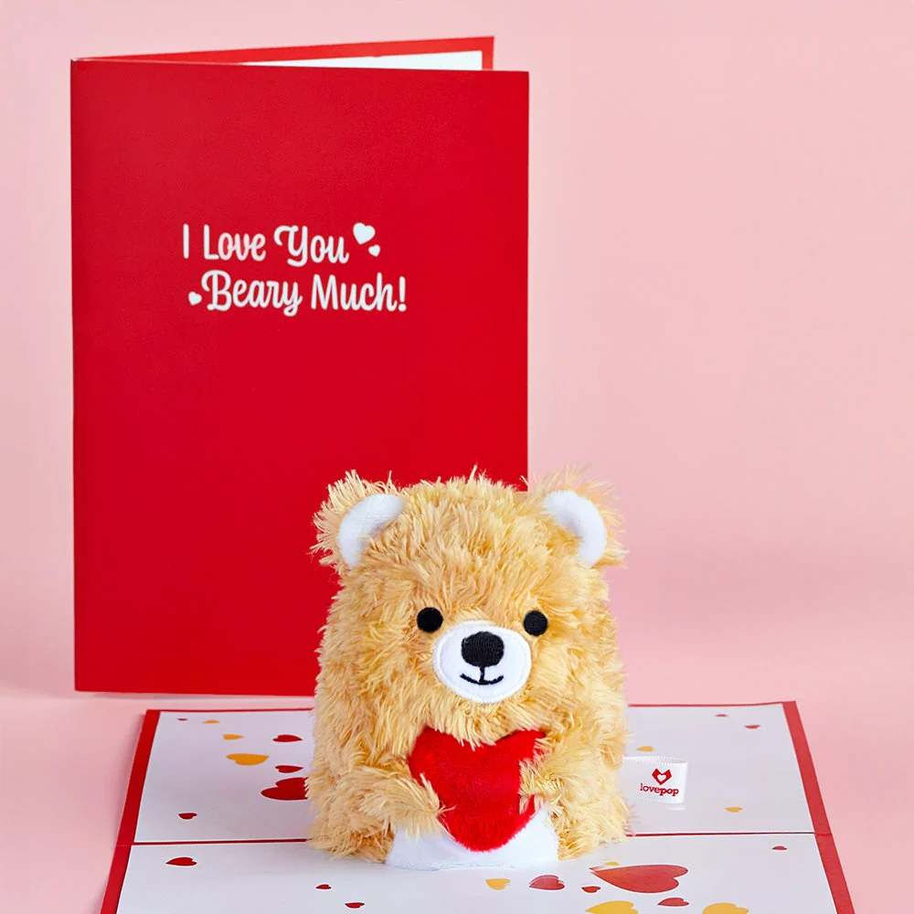 Lovepop 'You're The Beary Best' Plushpop Card