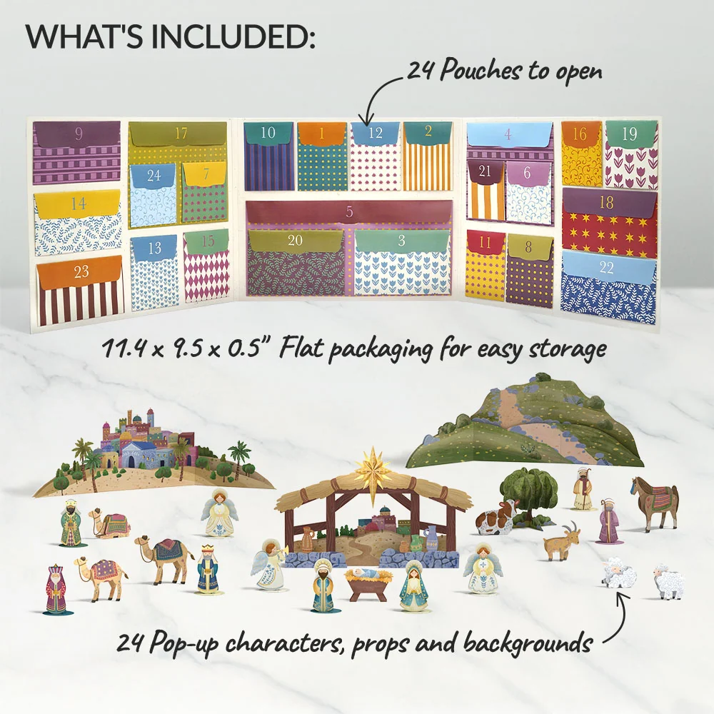 Lovepop The First Christmas 24 Day Nativity Advent Calendar - Image 7