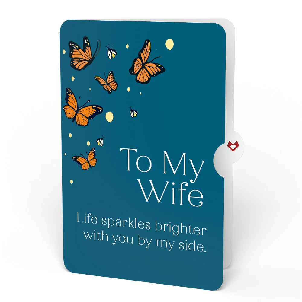 Lovepop Thinking of You Butterfly Jar Love Light-Up Pop-Up Card and Sentiment Set for Wife - Image 4