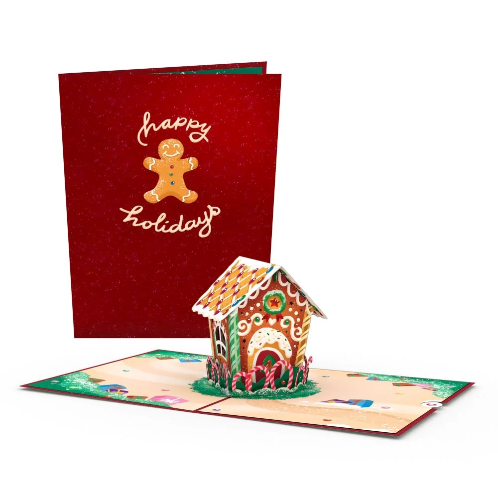 Lovepop Gingerbread House Pop-Up Card