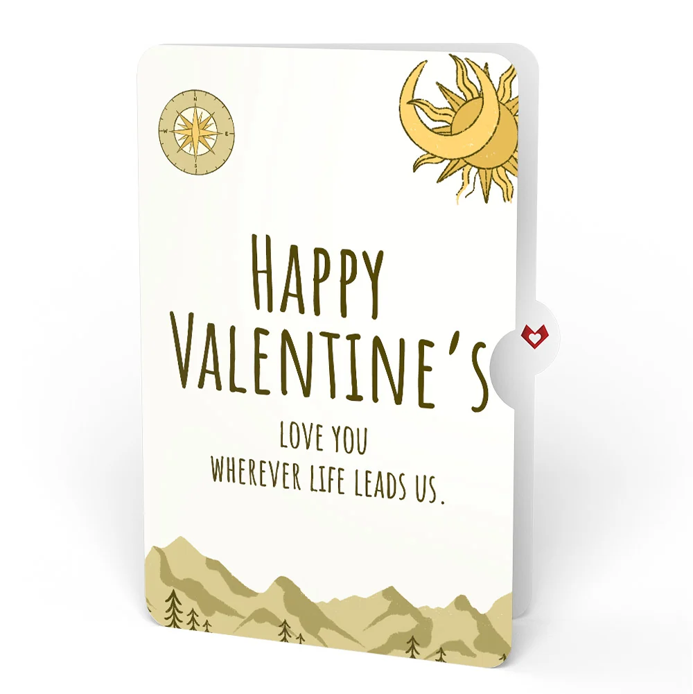 Lovepop Guiding Compass Valentine's Day Pop-Up Card and Sentiment Set Cream - Image 4