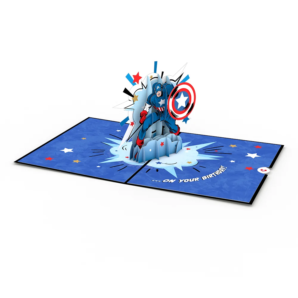 Lovepop Marvel's Avengers Captain America Birthday Pop-Up Card - Image 3