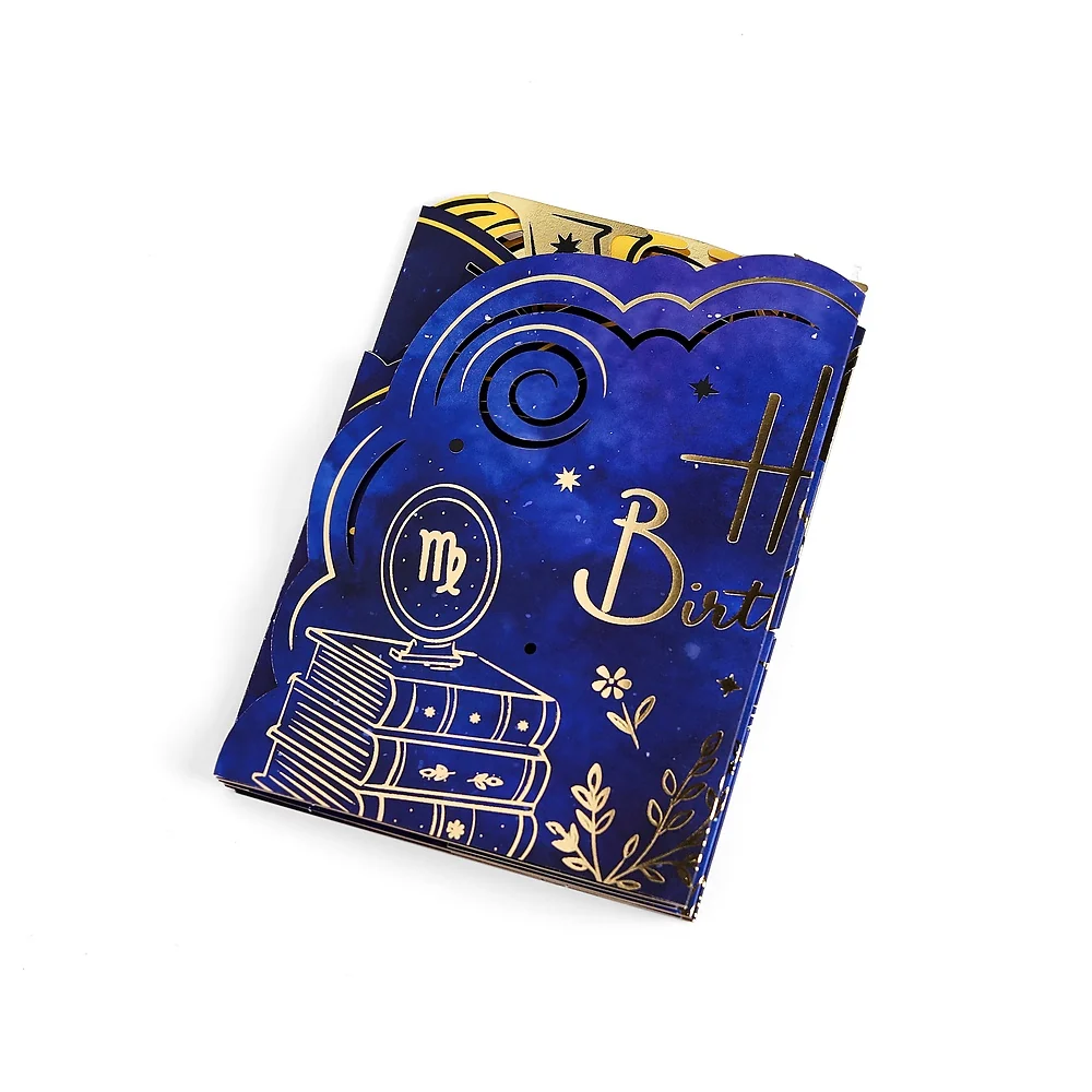 Lovepop Virgo Zodiac Birthday Loooooong Card (Expands to 18 inches) - Image 2