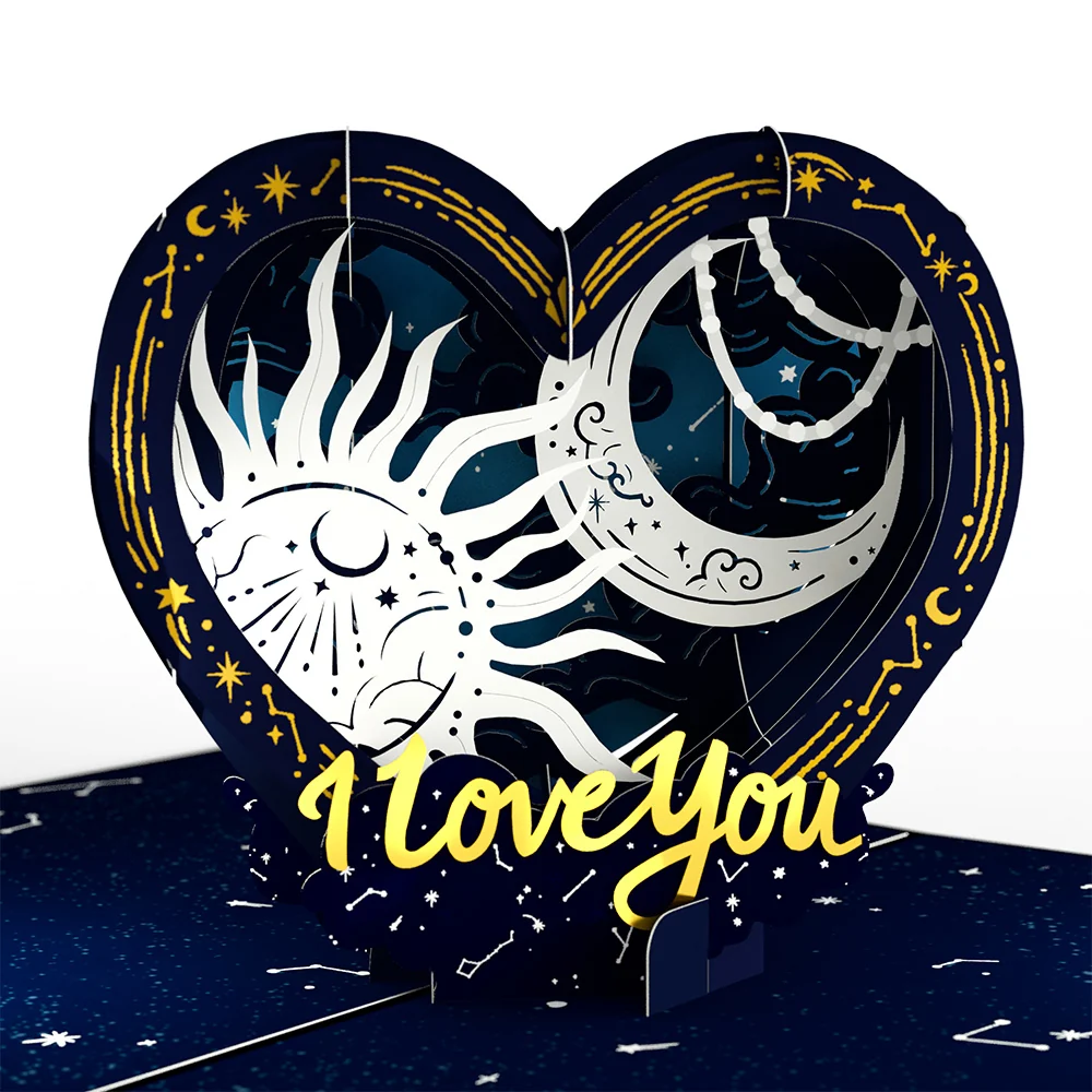 Lovepop Celestial Love Pop-Up Card and Capricorn Zodiac Sentiment Set - Image 3