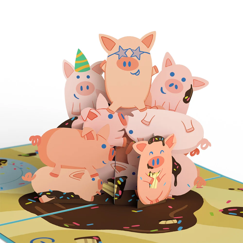 Lovepop Hog Wild Birthday Pop-Up Card - Image 2