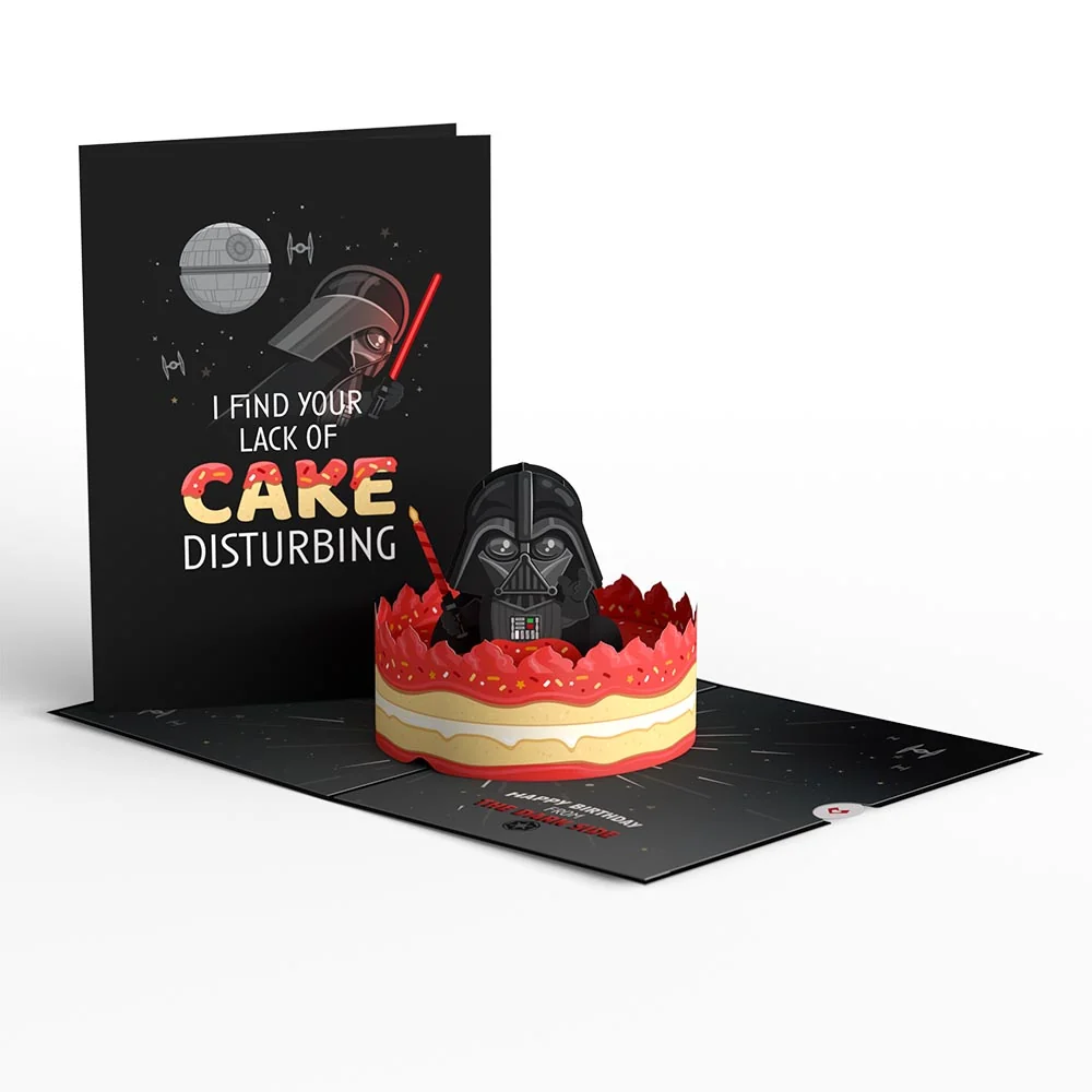 Lovepop Star Wars Darth Vader Birthday Cake Pop-Up Card