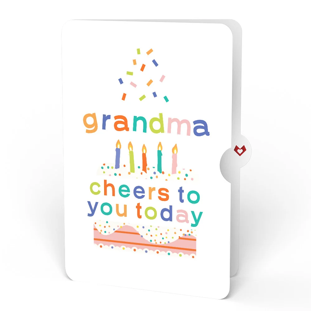 Lovepop Wishing You a Happy Birthday Music and Lights Pop-Up Card and Sentiment Set for Grandma - Image 4