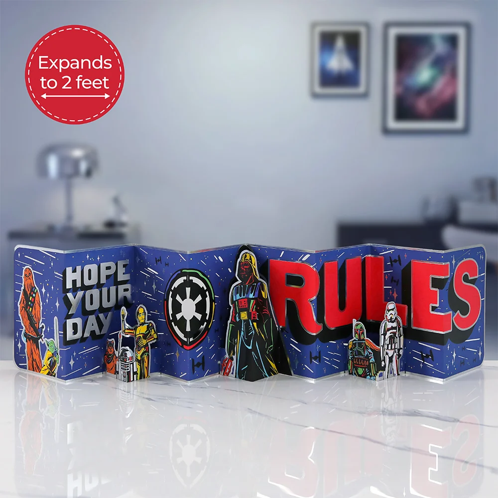 Lovepop Star Wars Hope Your Day Rules Loooooong Card (Expands to 2 feet)