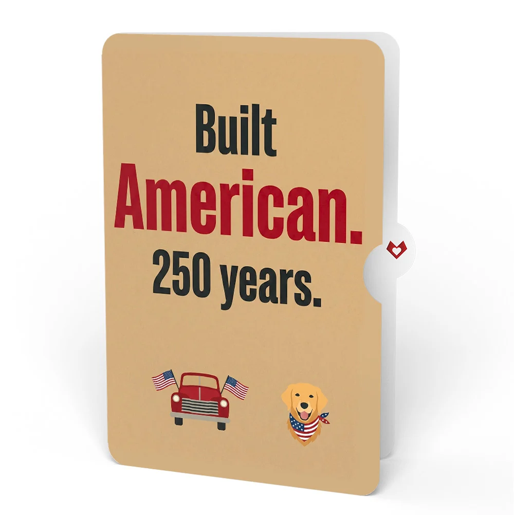 Lovepop Americana Truck 4th of July Pop-Up Card and Built American Sentiment Set - Image 4