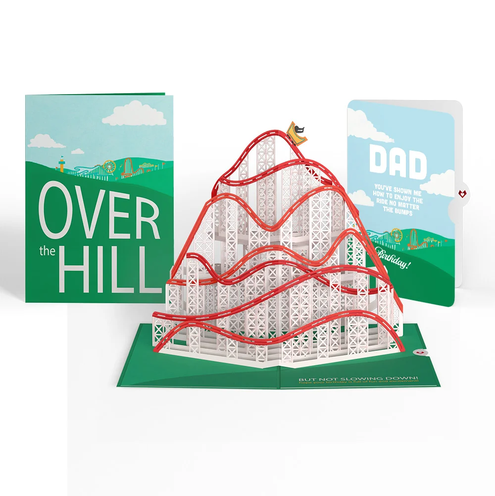 Lovepop Over the Hill Birthday Pop-Up Card and Sentiment Set for Dad