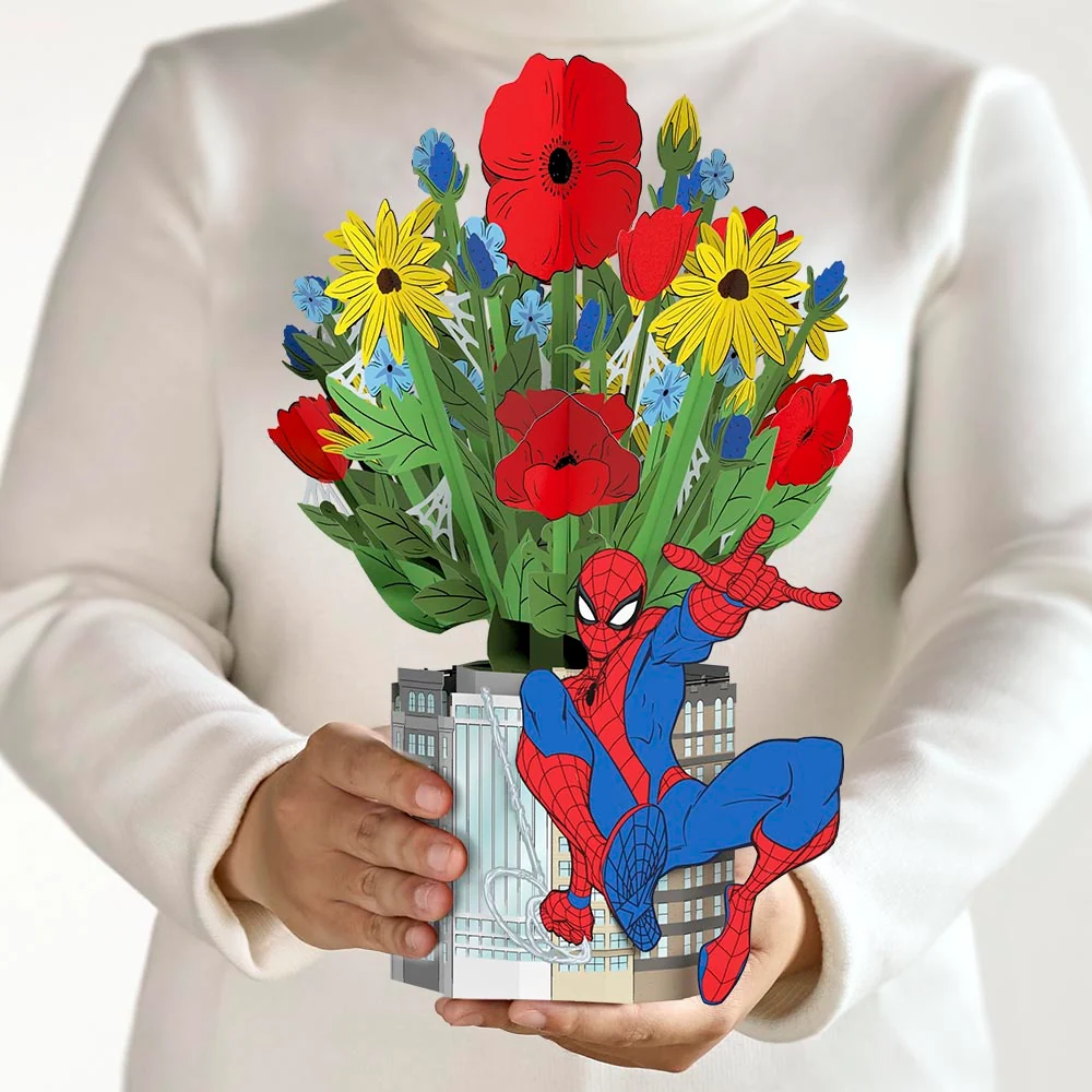 Lovepop Marvel's Spider-Man Flower Buds Bouquet