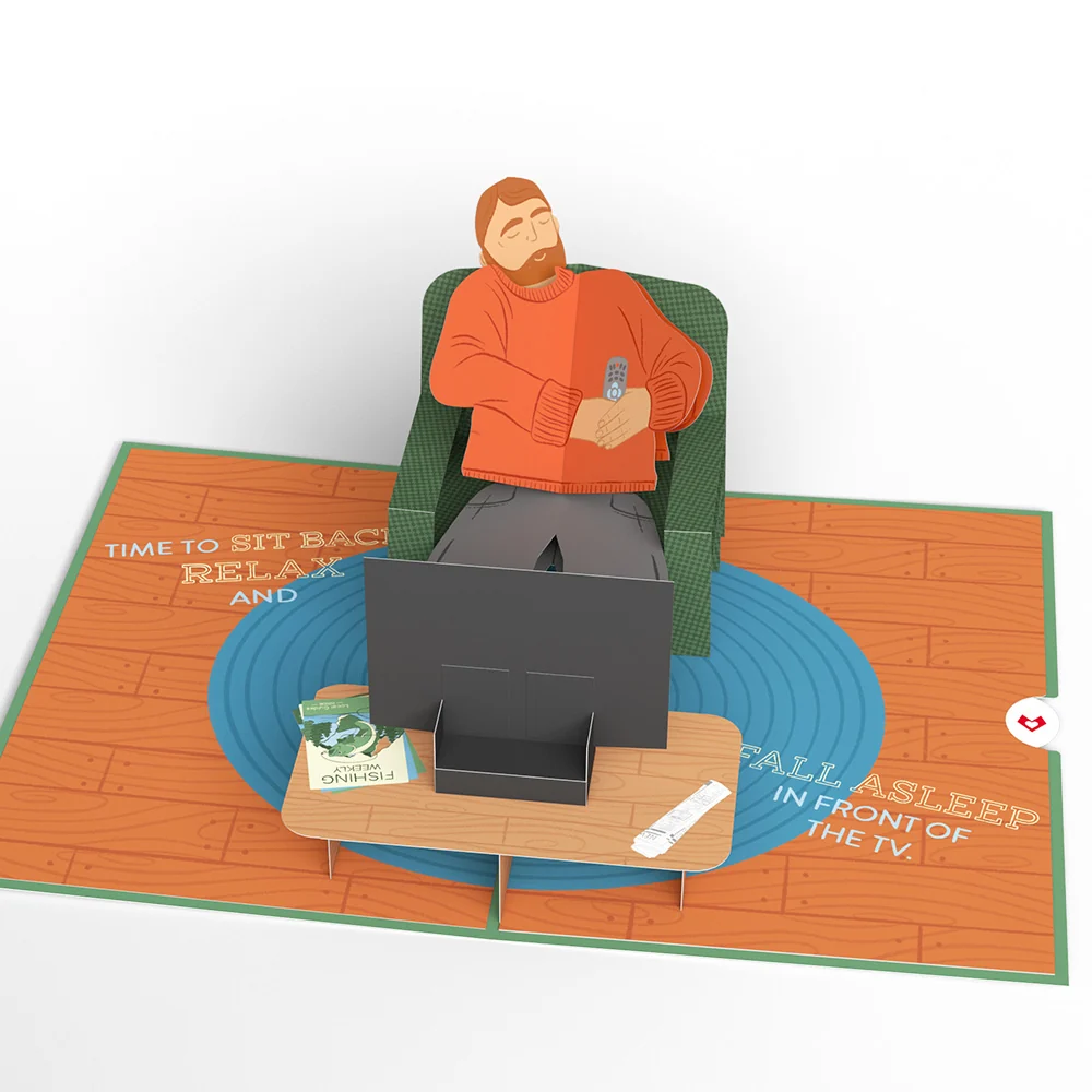 Lovepop Sit Back & Relax Father’s Day Pop-Up Card - Image 4