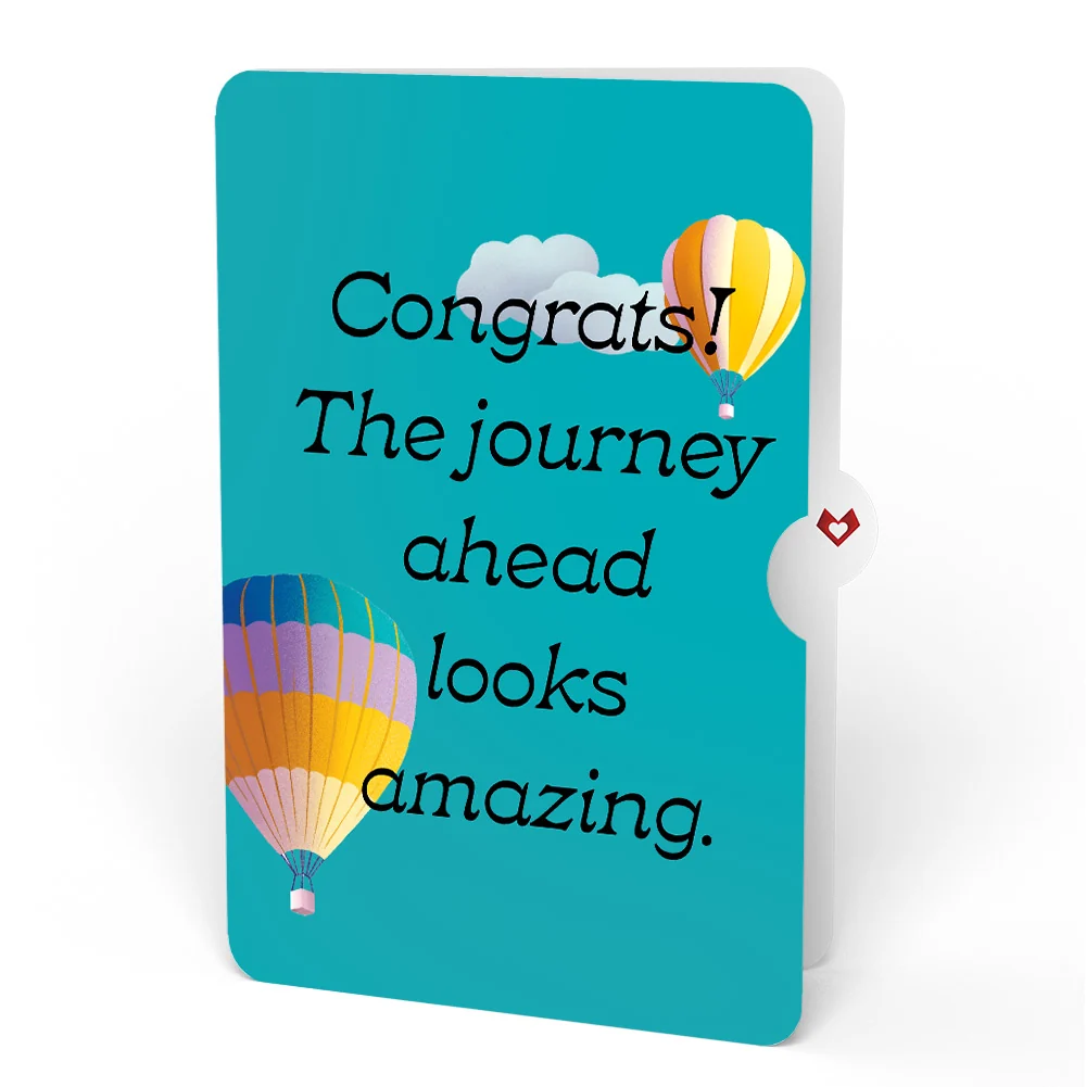 Lovepop Adventure Awaits Hot Air Balloon Congratulations Pop-Up Card and Sentiment Set - Image 4