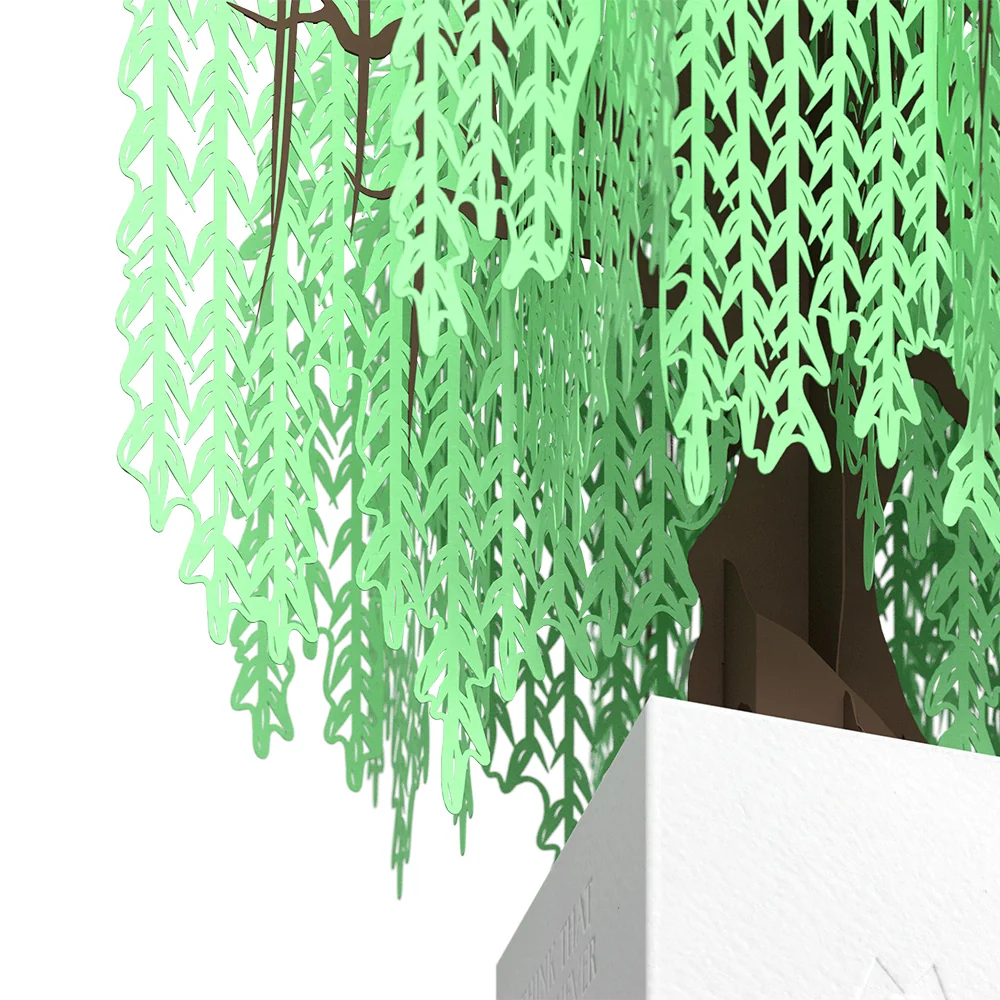 Lovepop Weeping Willow Poet Tree Pop-Up Paper Sculpture - Image 2