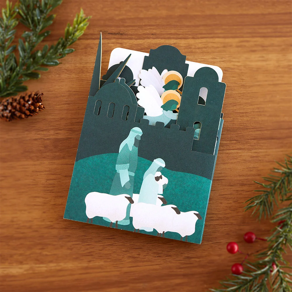 Lovepop Nativity Scene Loooooong Card (Expands to 2 feet) - Image 3