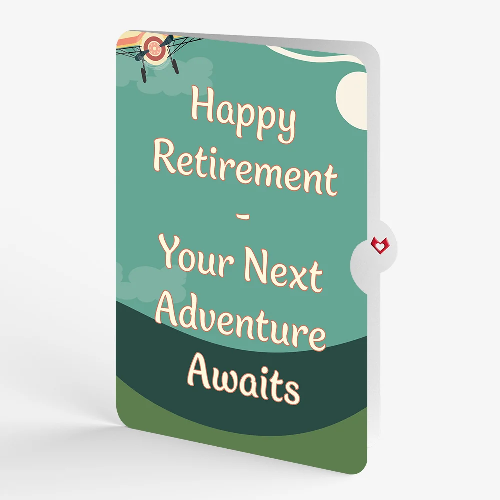 Lovepop Vintage Plane Retirement Pop-Up Card and Sentiment Set - Image 4