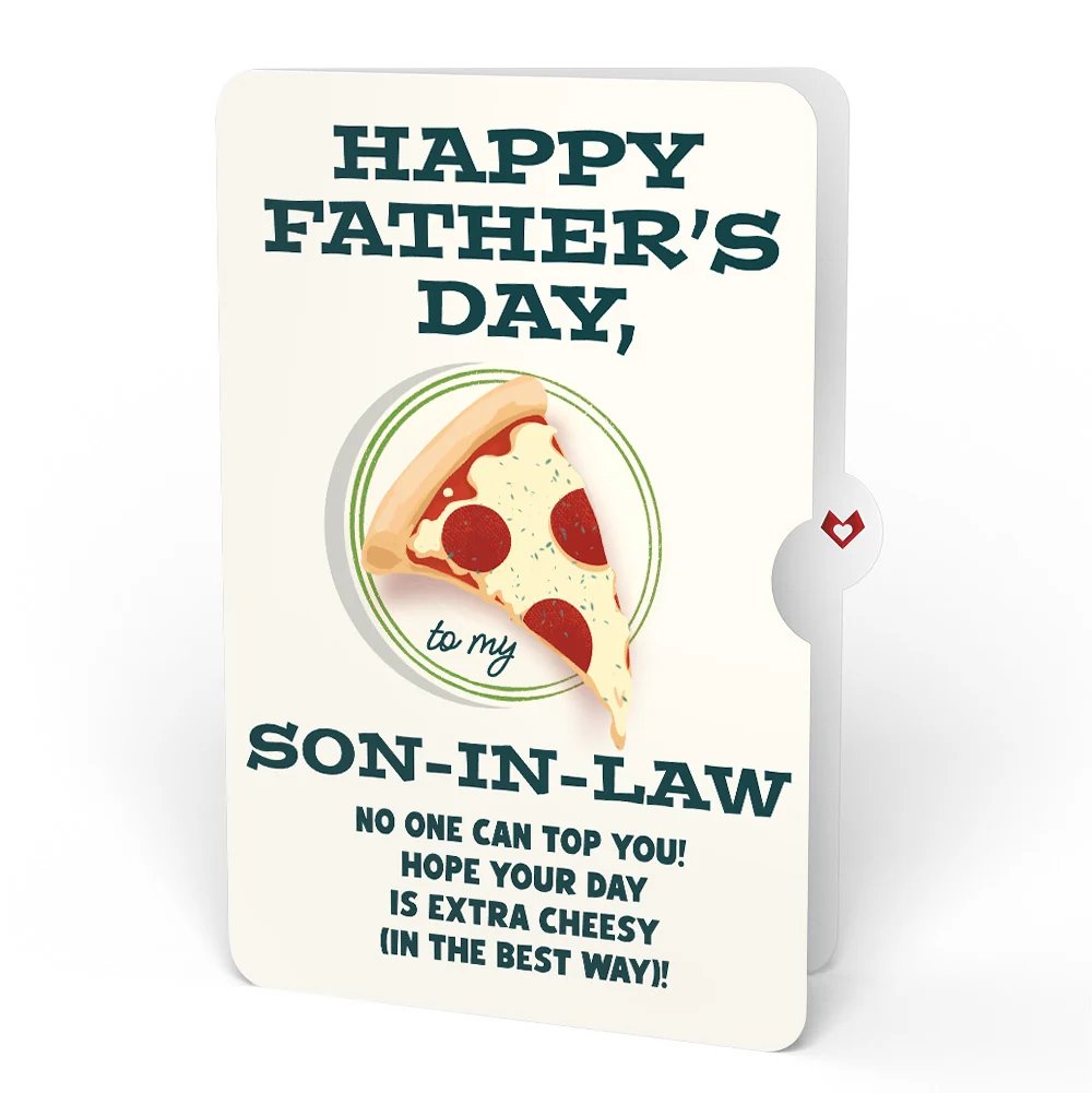 Lovepop Pizza Love Father's Day Pop-Up Card and Sentiment Set for Son-in-law - Image 4