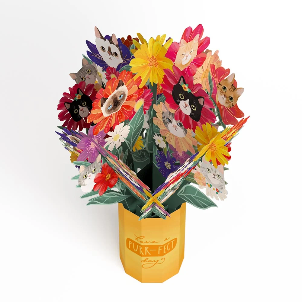 Lovepop Purr-fect Cat Bouquet - Image 3