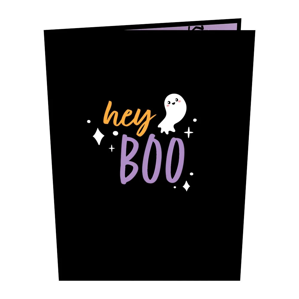 Lovepop 'Hey Boo' Ghosts Pop-Up Card Bottle - Image 6