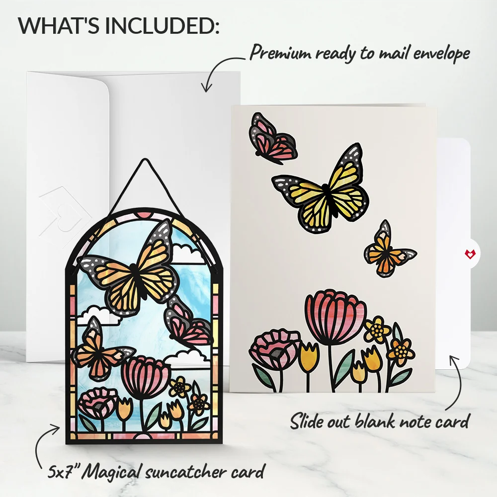 Lovepop Butterfiles Suncatcher Card - Image 6