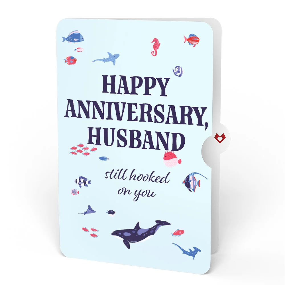 Lovepop I Chews You Shark Anniversary Pop-Up Card and Sentiment Set for Husband - Image 4