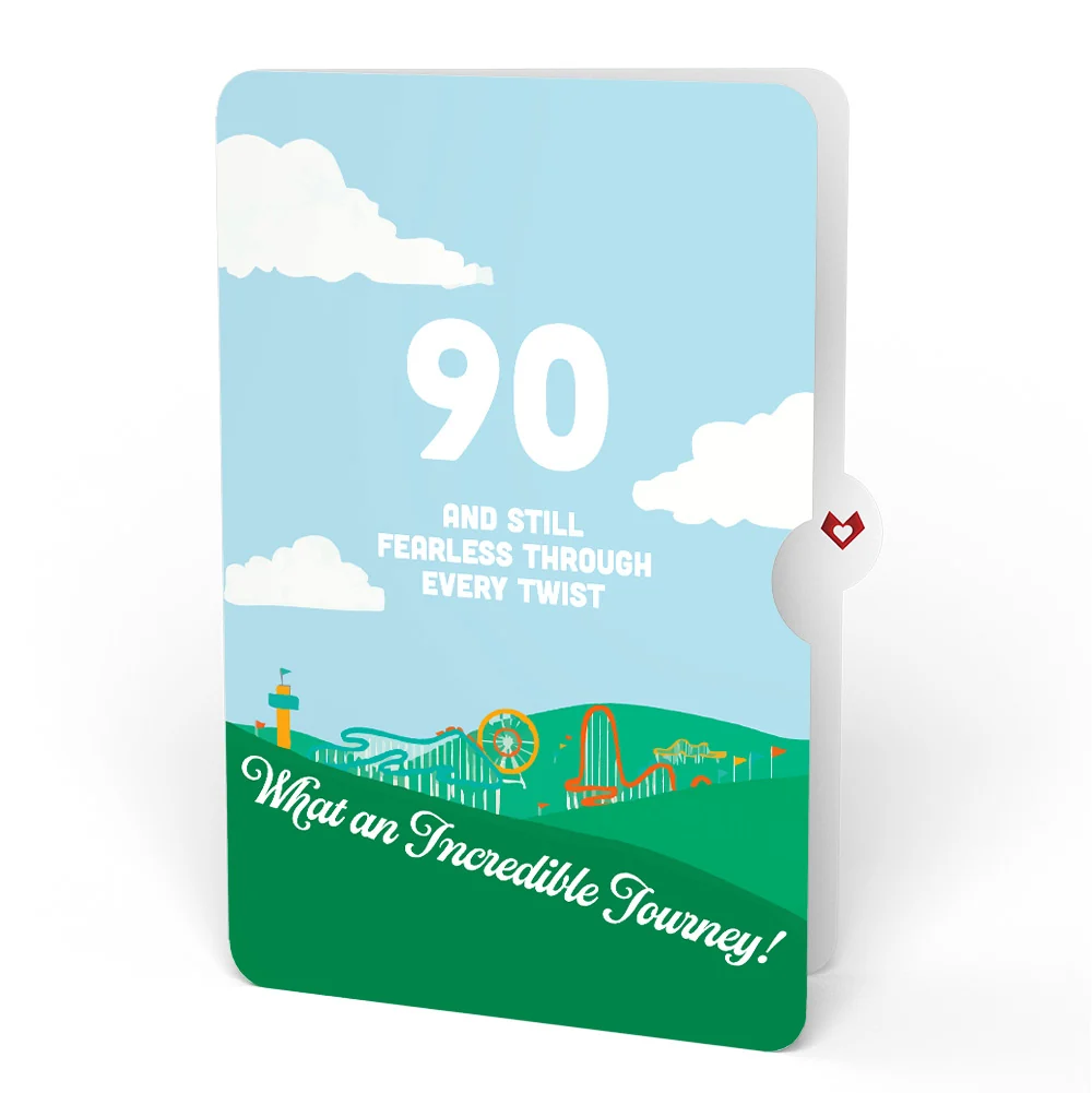 Lovepop Over the Hill 90th Birthday Pop-Up Card and Sentiment Set - Image 4
