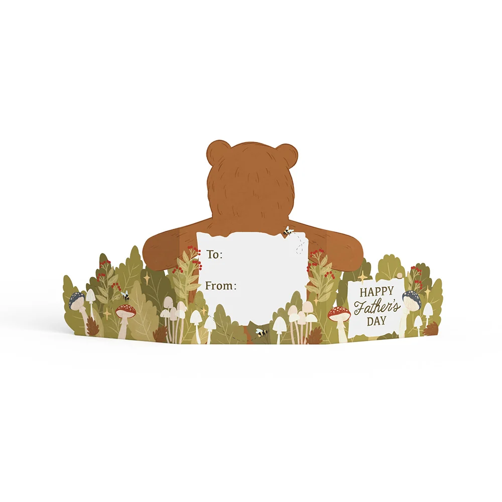 Lovepop Happy Father's Day Bear Tri-Fold Card - Image 3