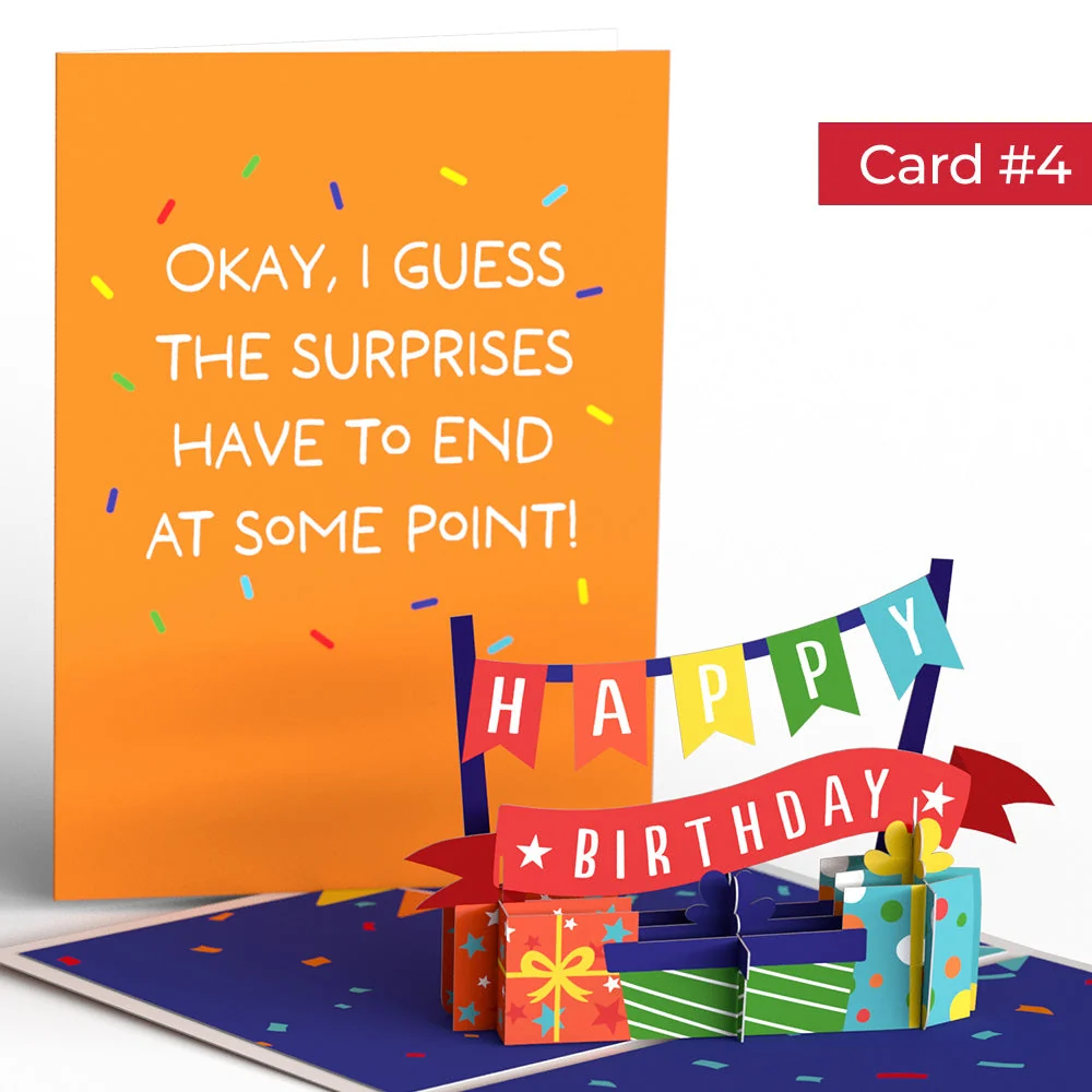 Lovepop Happy Birthday Endless Surprises 4-in-1 Nesting Card - Image 9