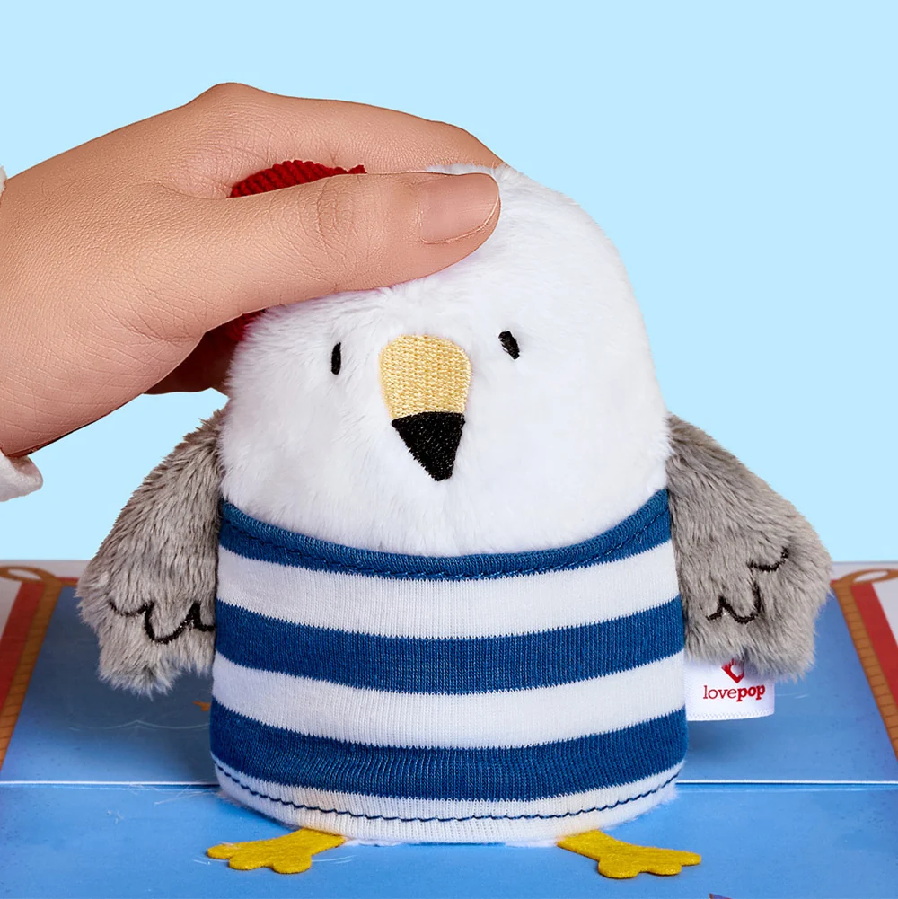 Lovepop 'Ahoy There' Valentine Plushpop Card and Sentiment Set for Sister - Image 3
