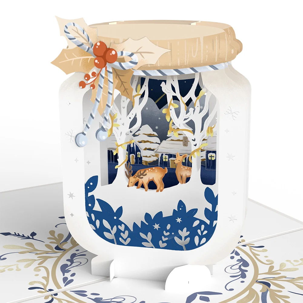 Lovepop Snowy Winter Jar Pop-Up Card - Image 2
