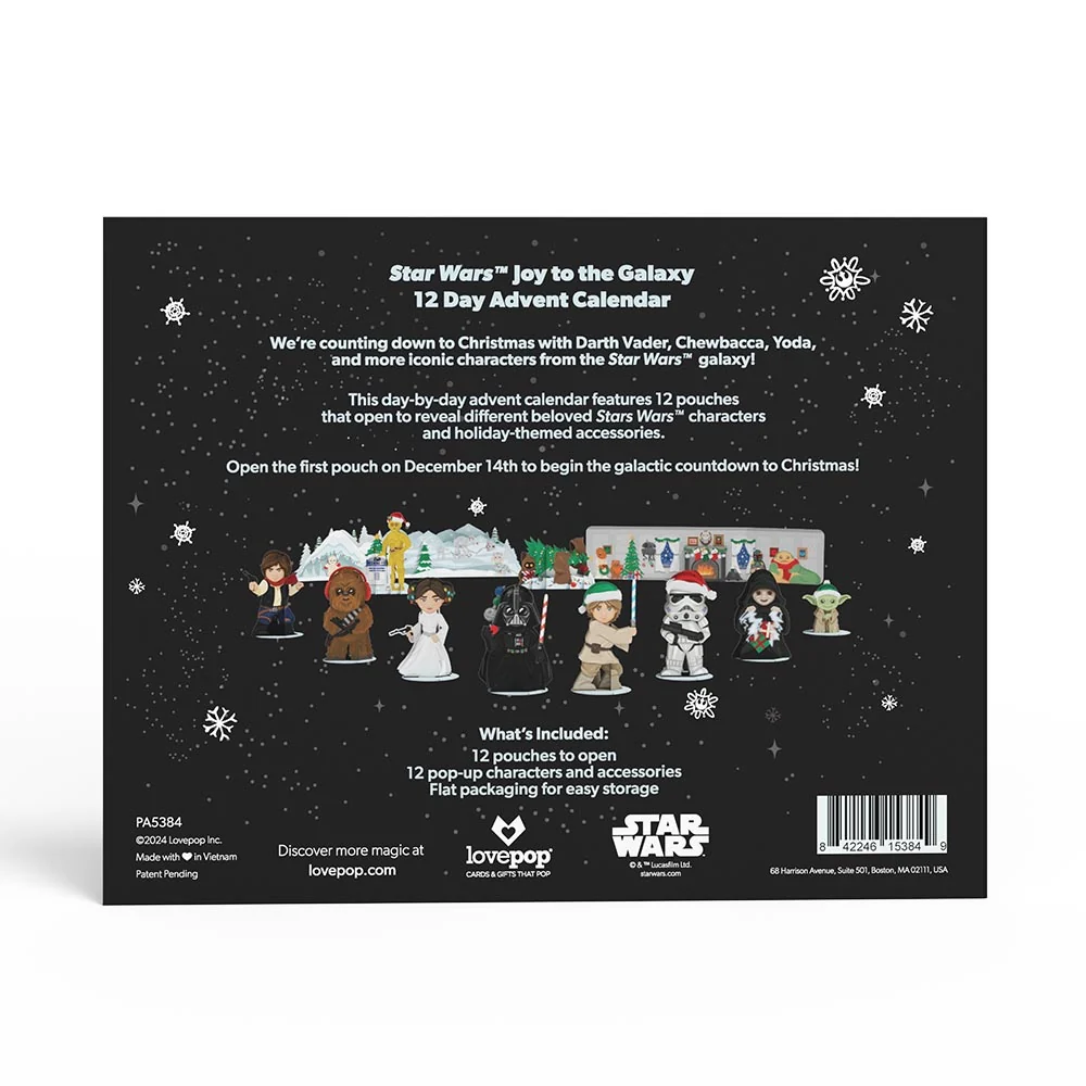 Lovepop Star Wars Joy to the Galaxy 12 Day Holiday Advent Calendar - Image 8
