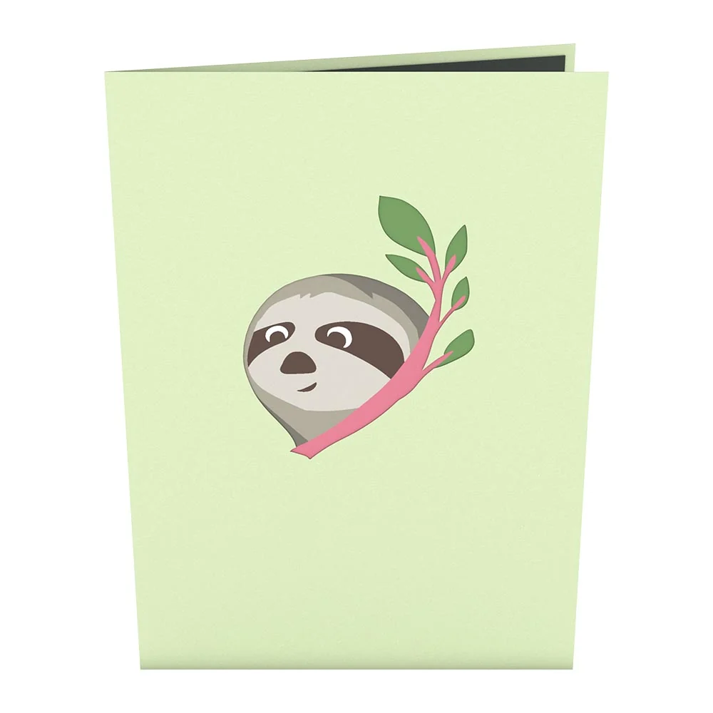 Lovepop Friendship Sloth Pop-Up Card - Image 4