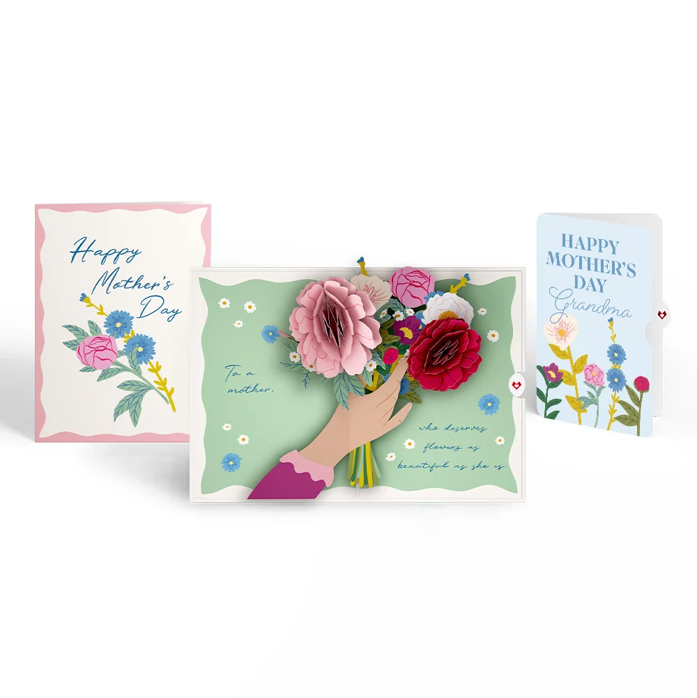 Lovepop Happy Mother’s Day Flowers Mother's Day Pop-Up Card and Sentiment Set for Grandma