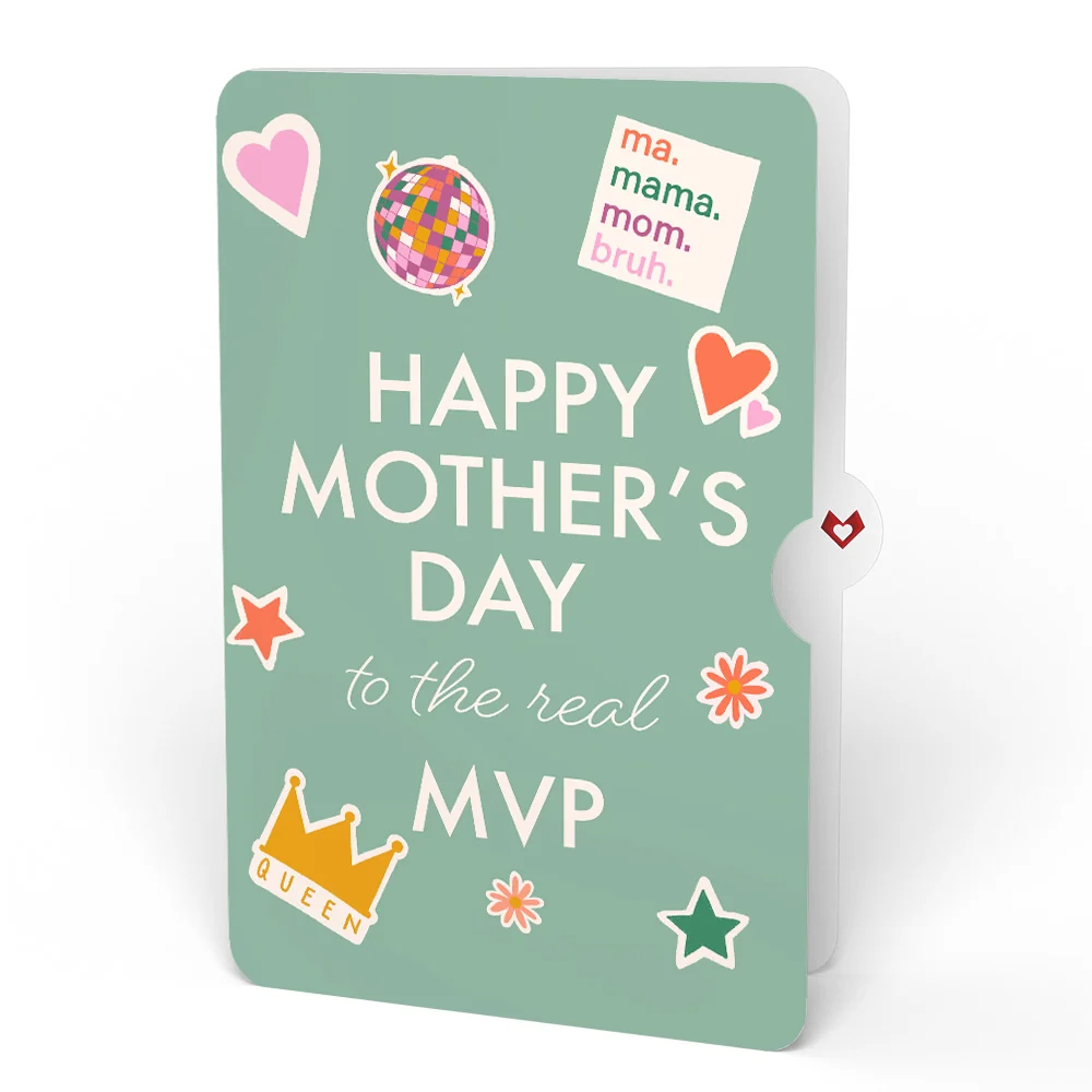 Lovepop Wildflower Mother's Day Bouquet and The real MVP Sentiment Set Vase - Image 4