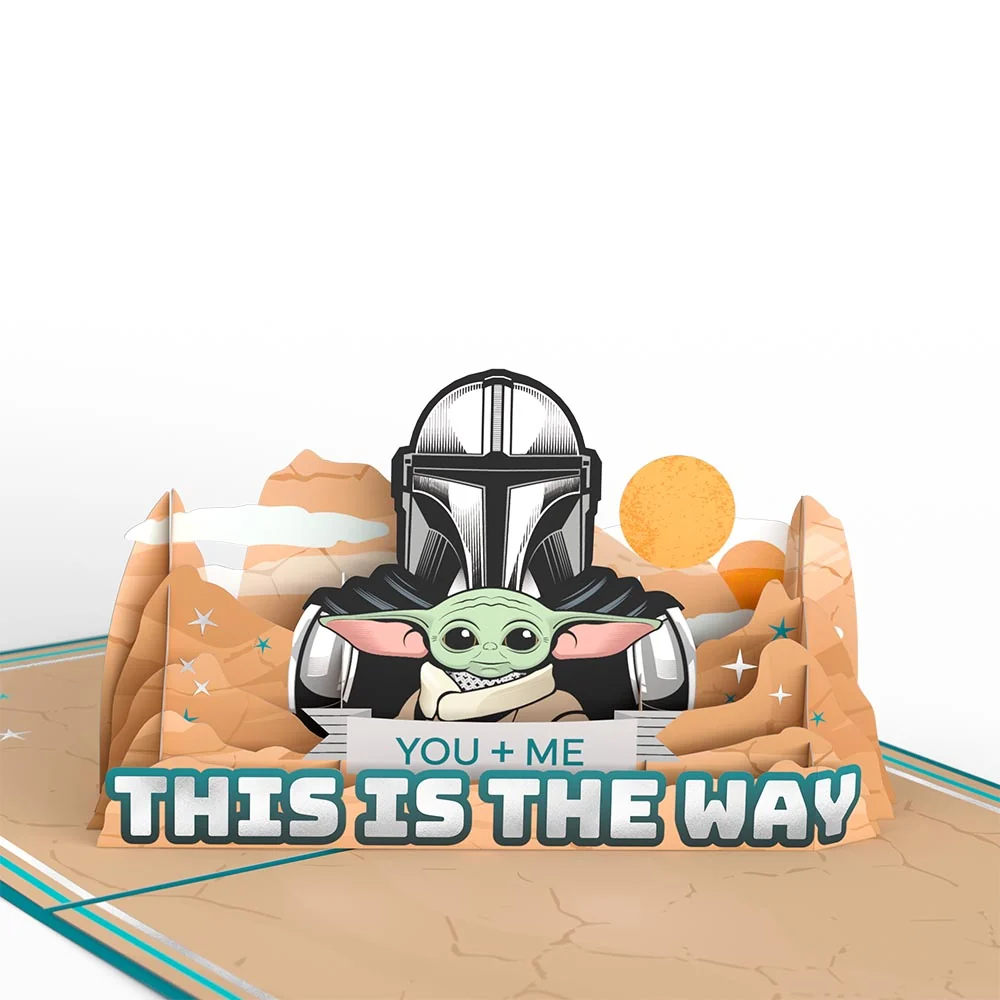 Lovepop Star Wars The Mandalorian You + Me Pop-Up Card - Image 2
