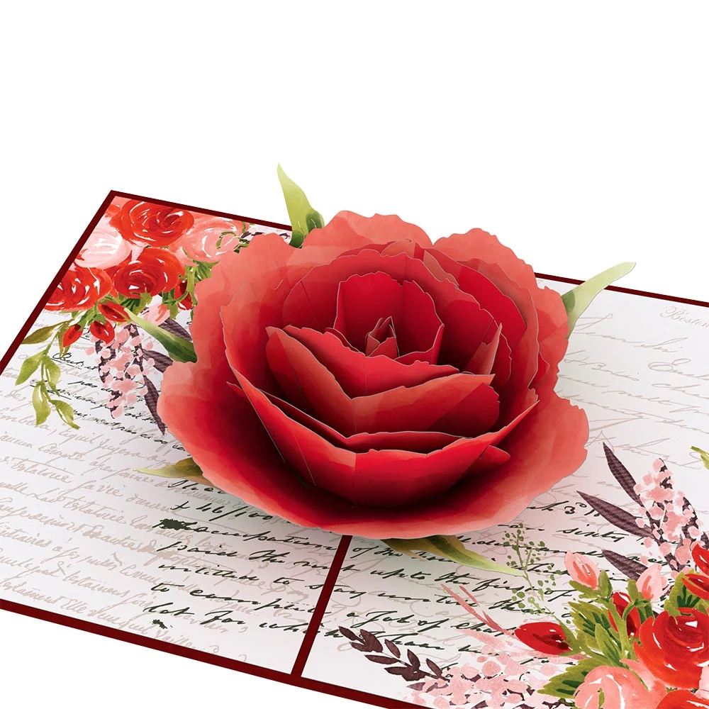 Lovepop Love Rose Bloom Pop-Up Card - Image 2