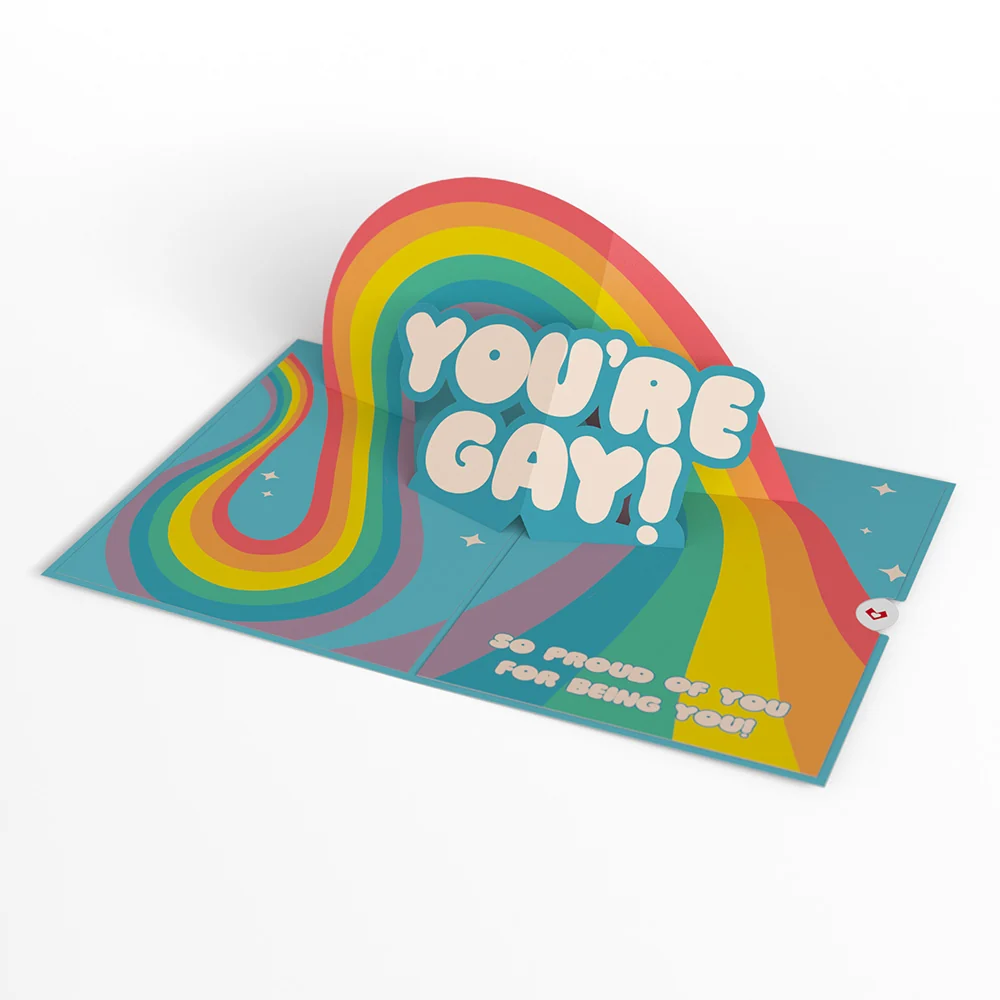Lovepop Hooray, You're Gay! Pop-Up Card - Image 3