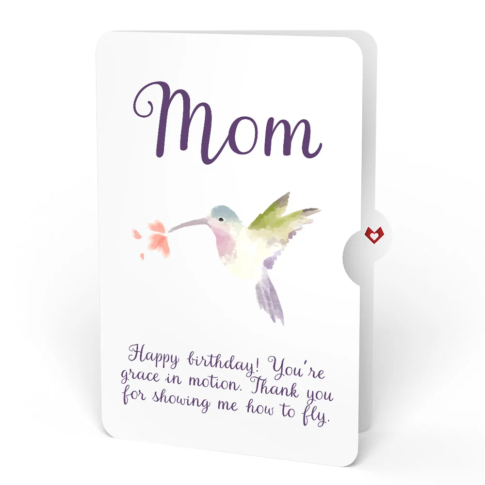 Lovepop Hummingbird Birthday Pop-Up Card and Sentiment Set for Mom - Image 4