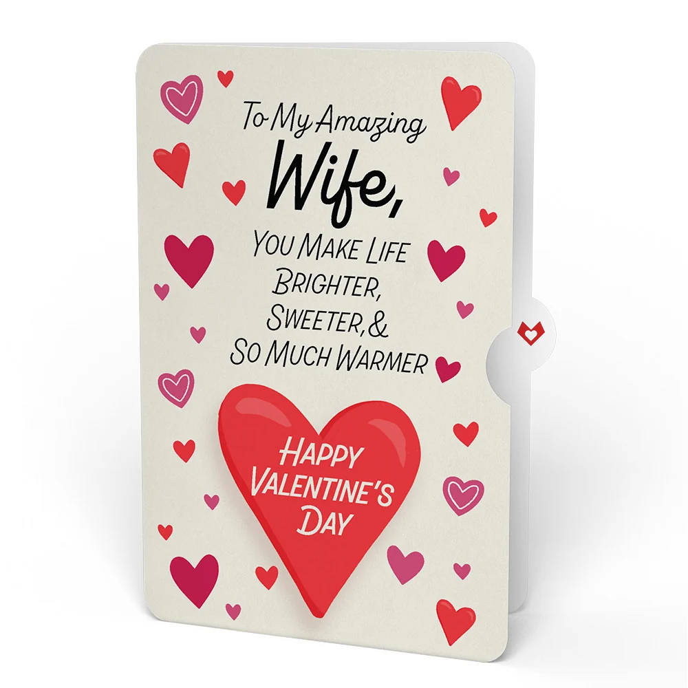 Lovepop You Make My Heart Purr Cat Valentine Bouquet and Sentiment Set for Wife Vase - Image 4