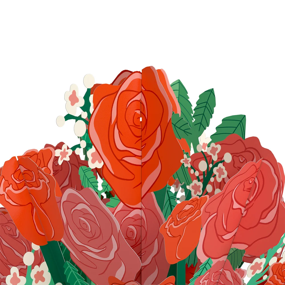 Lovepop Disney’s Mickey Mouse Love You Lots Pop-Up Card & Flower Buds Bouquet Bundle - Image 7