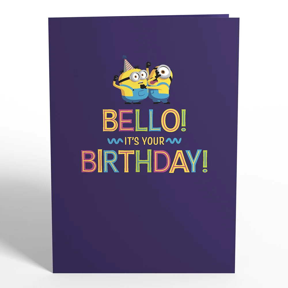Lovepop Minions Bello Birthday! Pop-Up Card - Image 4