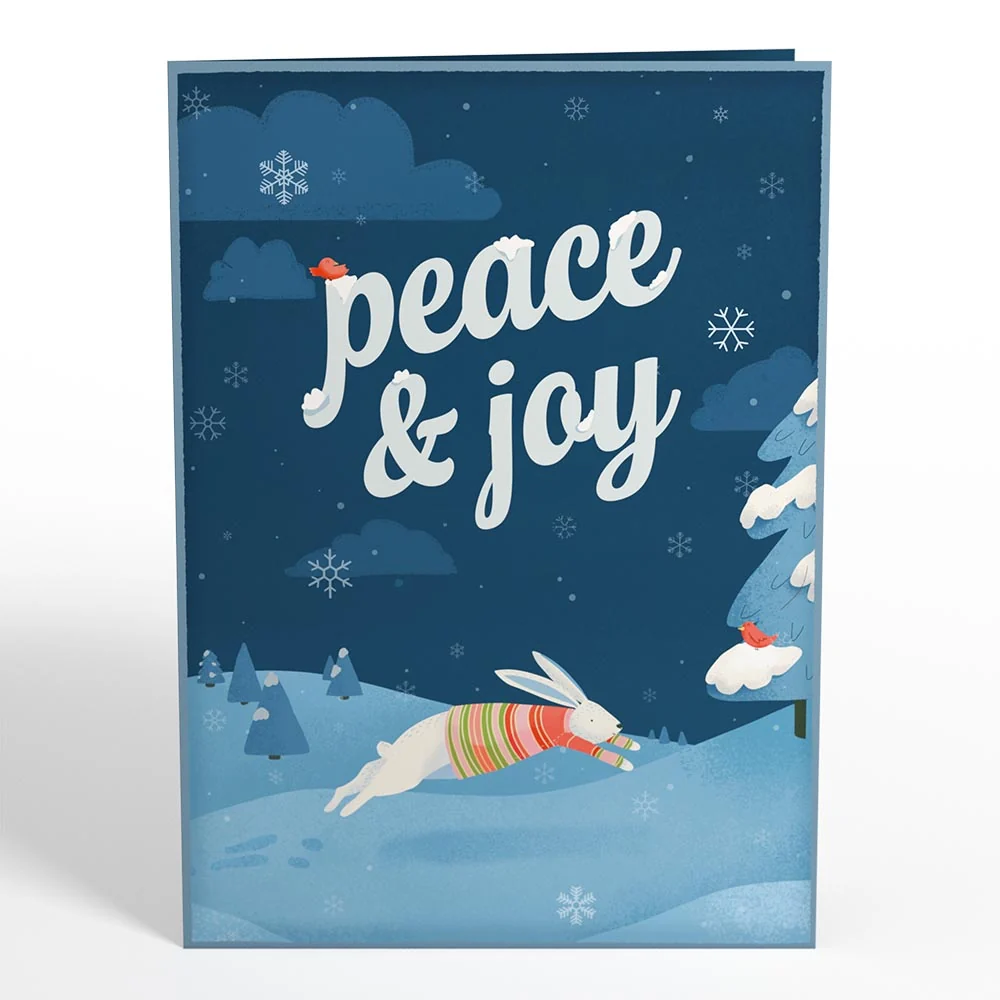 Lovepop Peace & Joy Woodland Gathering Pop-Up Card - Image 5