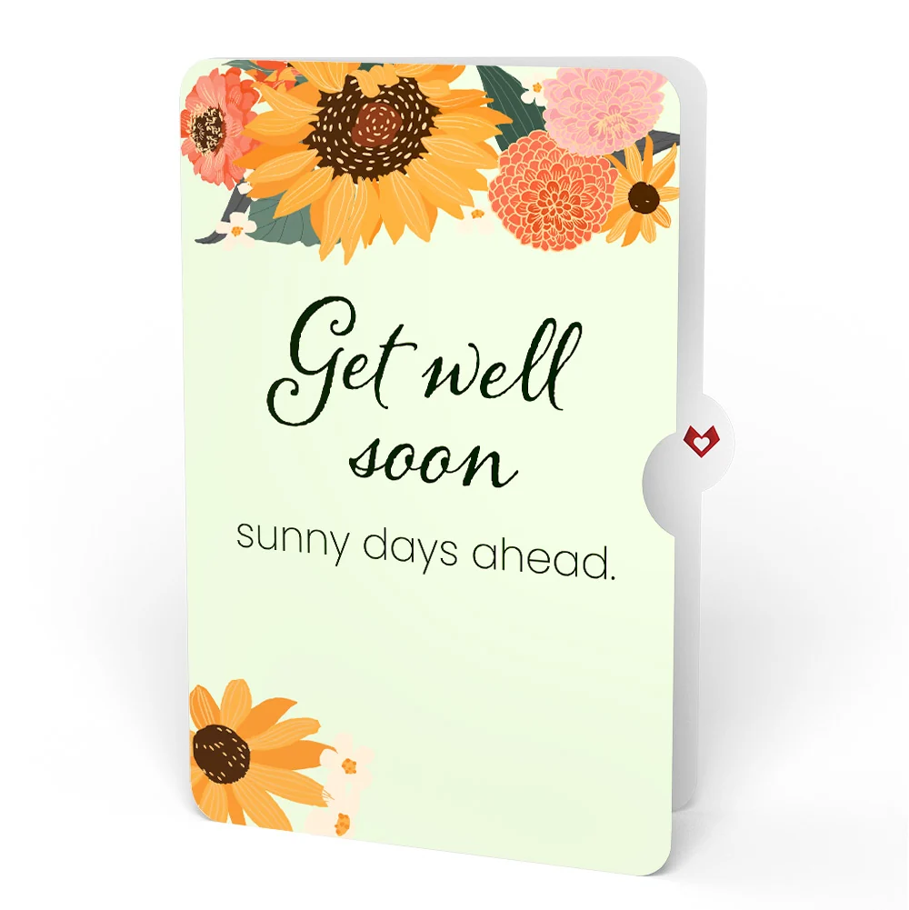Lovepop Sunflower Butterflies Get Well Soon Pop-Up Card and Sentiment Set - Image 4