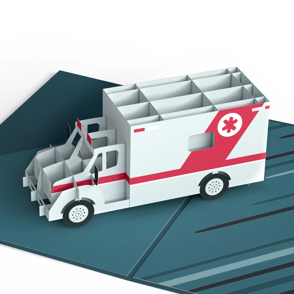 Lovepop Ambulance Pop-Up Card - Image 2