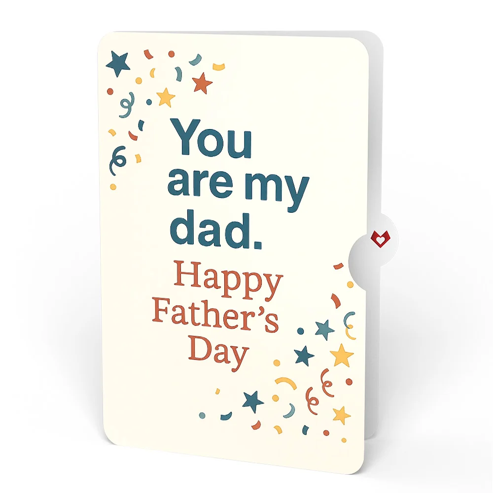 Lovepop To My Dad: Happy Father's Day Pop-Up Card and Sentiment Set for Dad Cream - Image 4